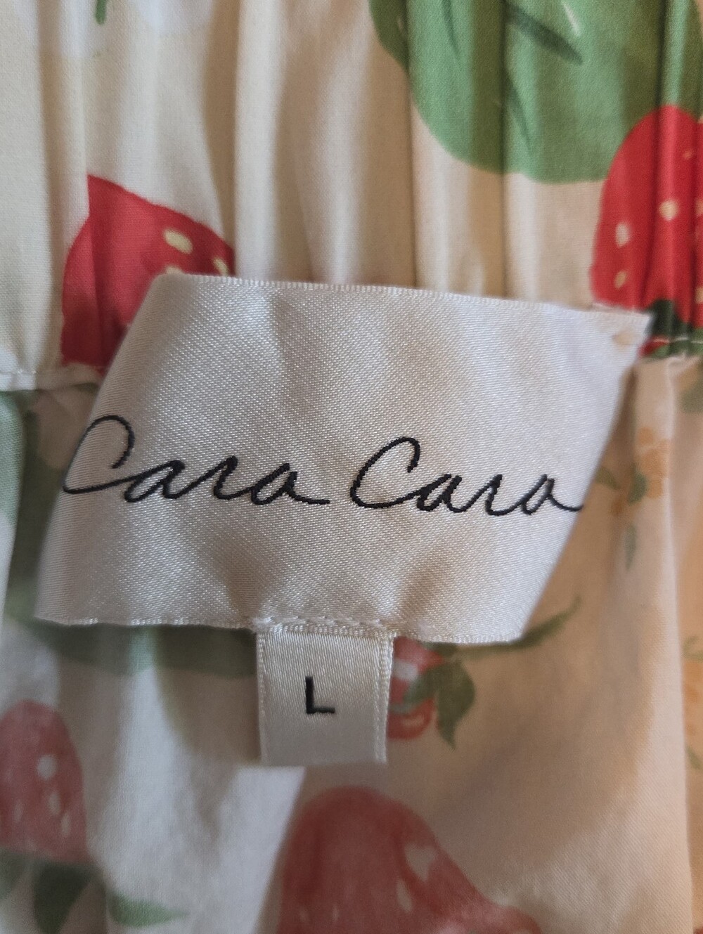 CARA CARA Wild Strawberry Chase Tiered Skirt Large - Picture 6 of 9